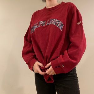 ralph lauren red polo